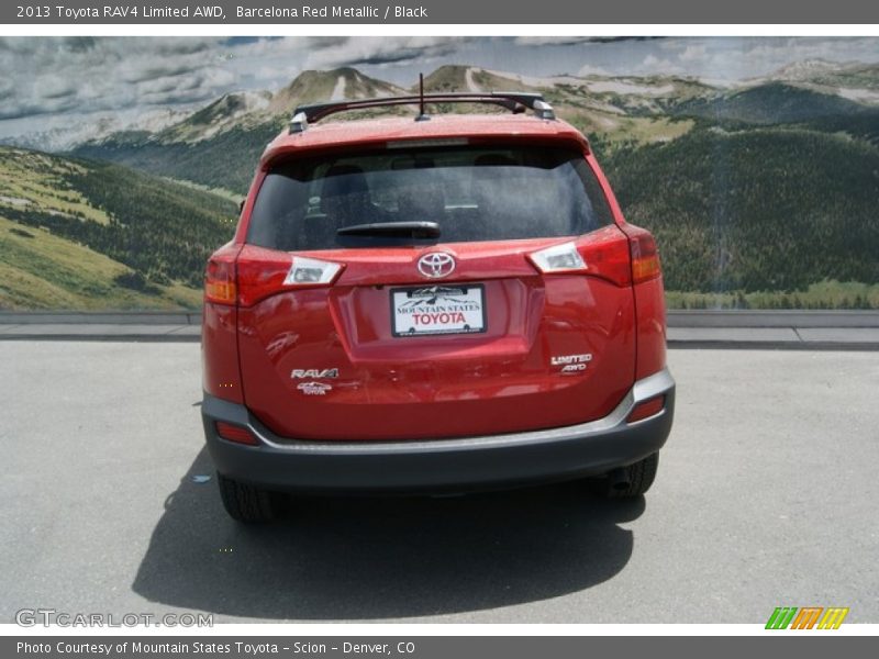 Barcelona Red Metallic / Black 2013 Toyota RAV4 Limited AWD