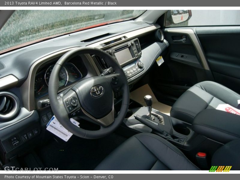 Barcelona Red Metallic / Black 2013 Toyota RAV4 Limited AWD