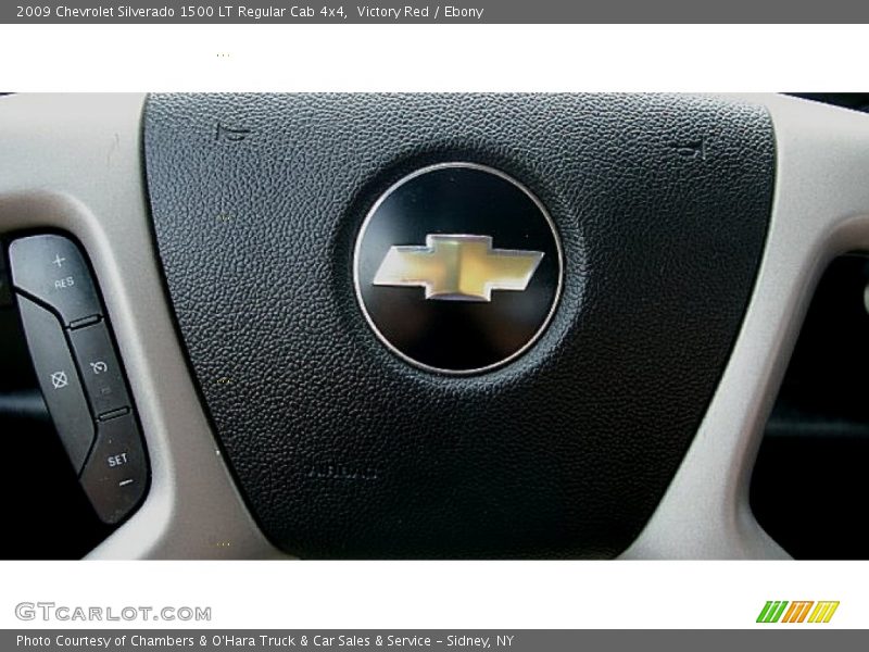 Victory Red / Ebony 2009 Chevrolet Silverado 1500 LT Regular Cab 4x4
