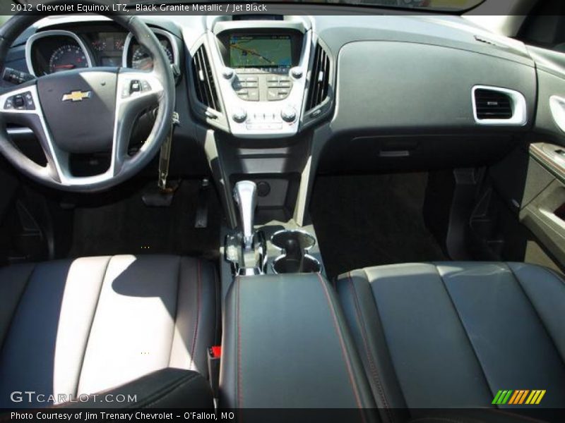 Black Granite Metallic / Jet Black 2012 Chevrolet Equinox LTZ