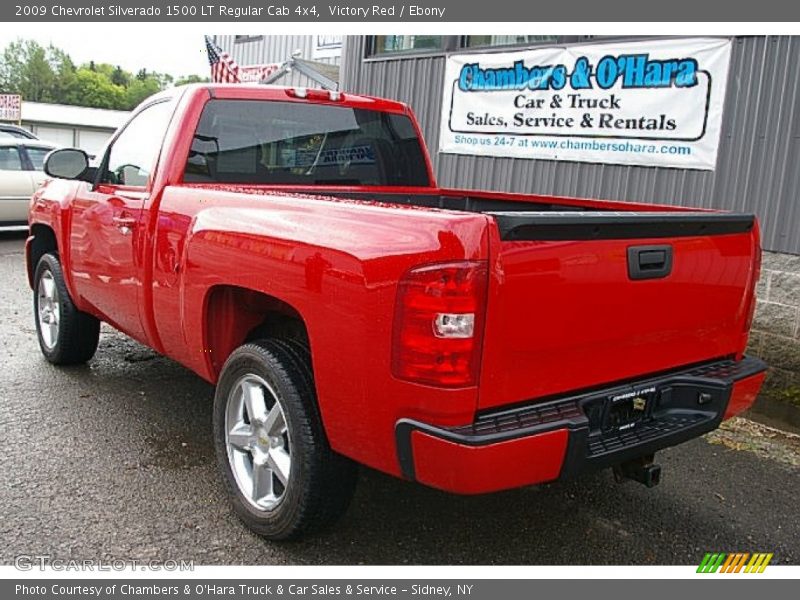 Victory Red / Ebony 2009 Chevrolet Silverado 1500 LT Regular Cab 4x4