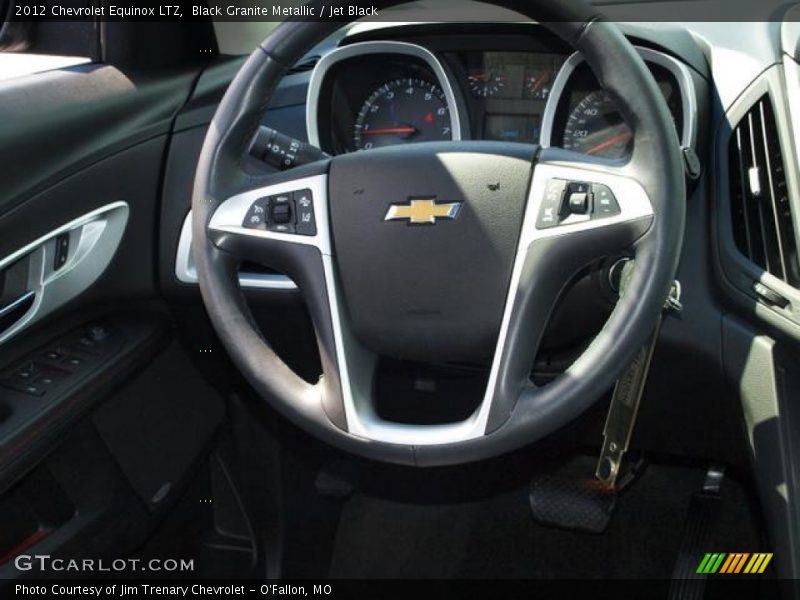 Black Granite Metallic / Jet Black 2012 Chevrolet Equinox LTZ