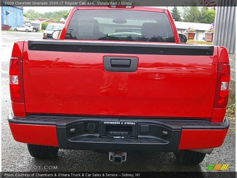 Victory Red / Ebony 2009 Chevrolet Silverado 1500 LT Regular Cab 4x4
