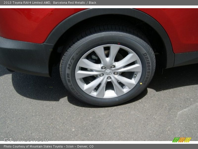 Barcelona Red Metallic / Black 2013 Toyota RAV4 Limited AWD