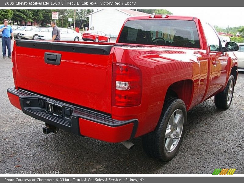 Victory Red / Ebony 2009 Chevrolet Silverado 1500 LT Regular Cab 4x4