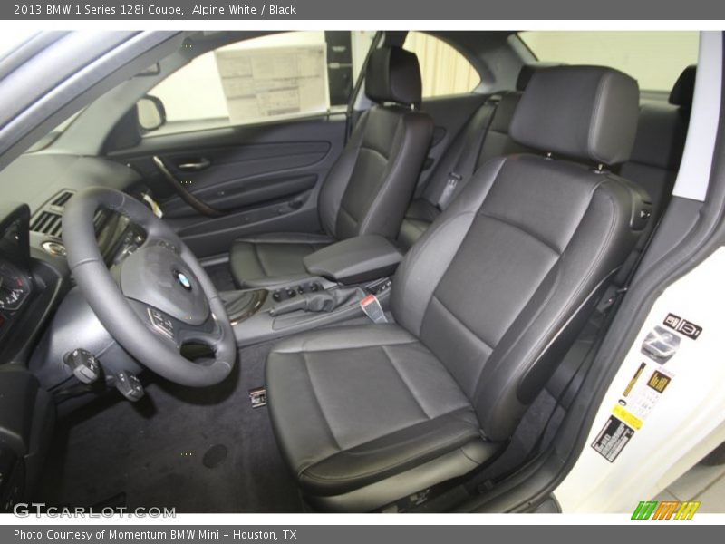 Alpine White / Black 2013 BMW 1 Series 128i Coupe