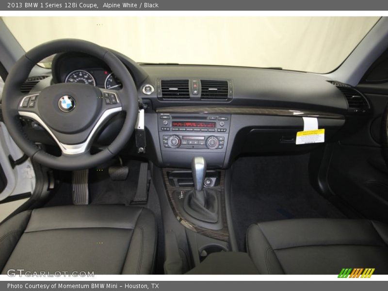 Alpine White / Black 2013 BMW 1 Series 128i Coupe