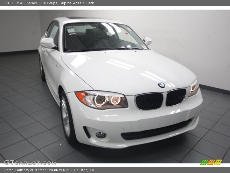 Alpine White / Black 2013 BMW 1 Series 128i Coupe