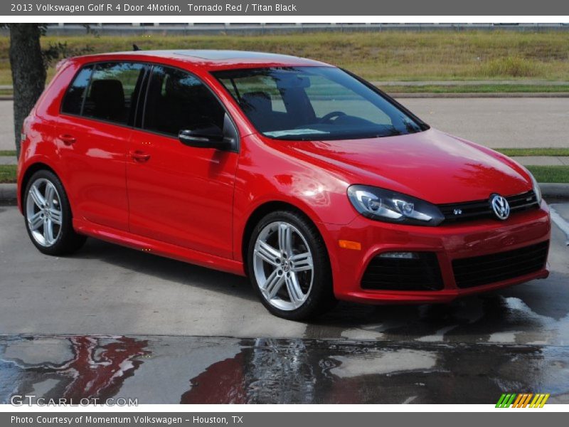 Tornado Red / Titan Black 2013 Volkswagen Golf R 4 Door 4Motion