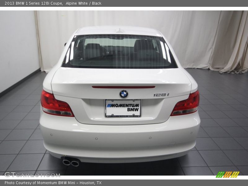 Alpine White / Black 2013 BMW 1 Series 128i Coupe