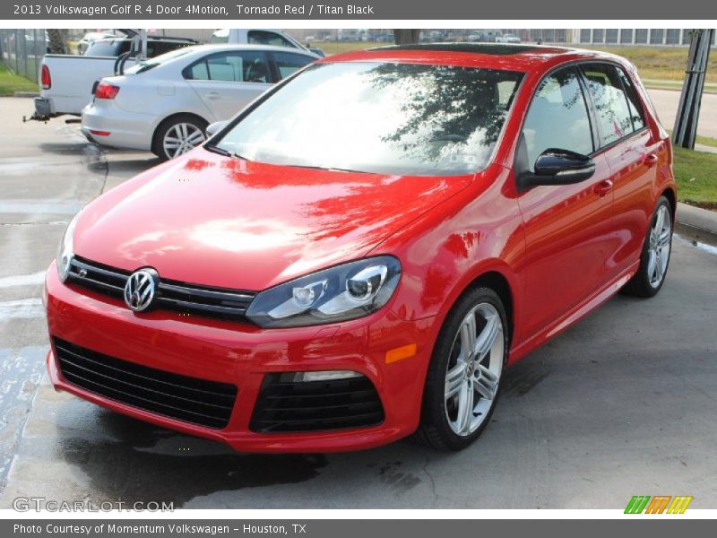 Tornado Red / Titan Black 2013 Volkswagen Golf R 4 Door 4Motion