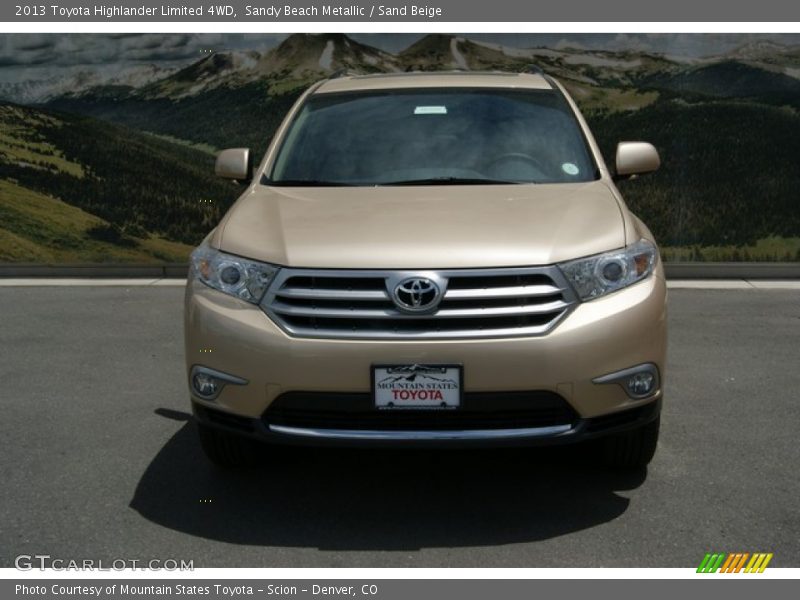 Sandy Beach Metallic / Sand Beige 2013 Toyota Highlander Limited 4WD