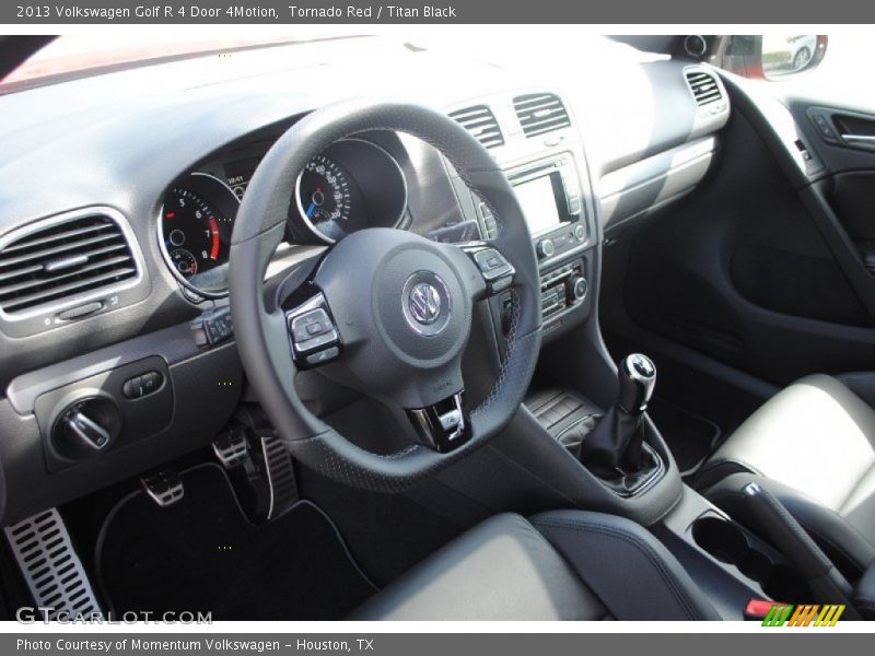 Tornado Red / Titan Black 2013 Volkswagen Golf R 4 Door 4Motion