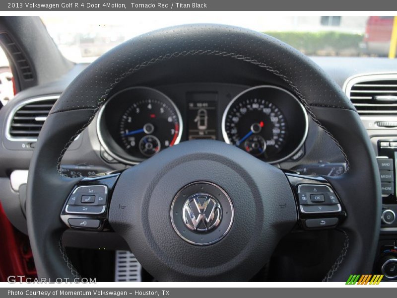 Tornado Red / Titan Black 2013 Volkswagen Golf R 4 Door 4Motion