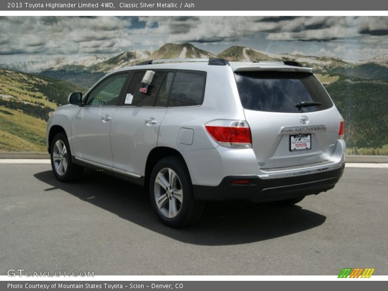 Classic Silver Metallic / Ash 2013 Toyota Highlander Limited 4WD