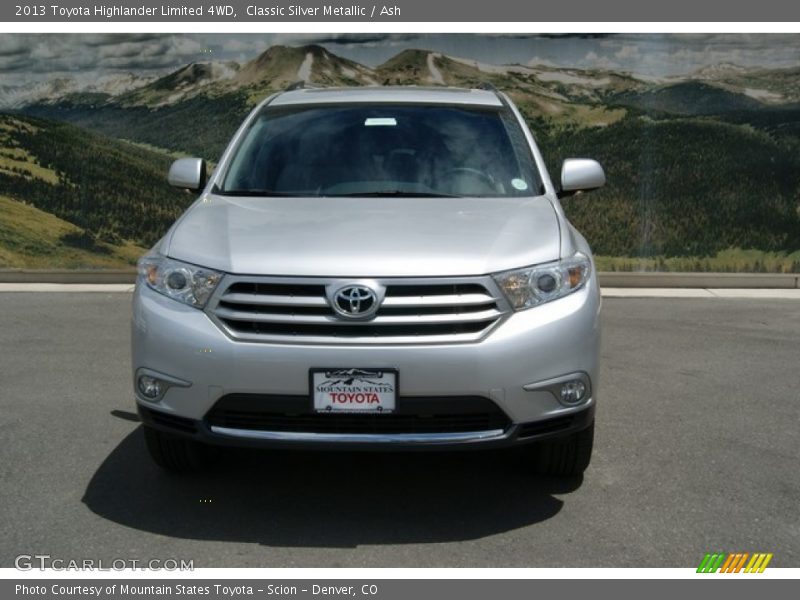 Classic Silver Metallic / Ash 2013 Toyota Highlander Limited 4WD