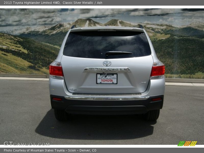 Classic Silver Metallic / Ash 2013 Toyota Highlander Limited 4WD