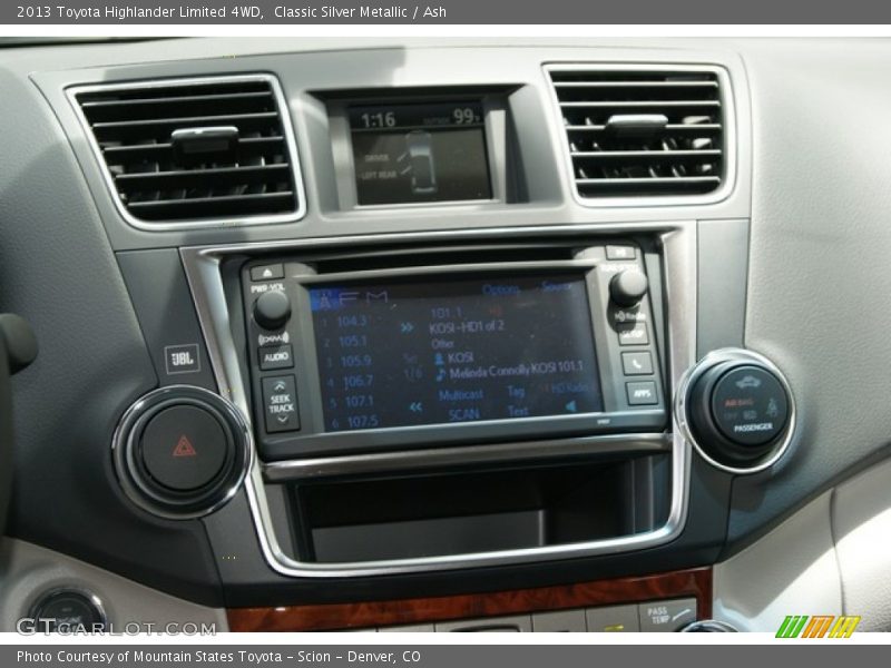 Classic Silver Metallic / Ash 2013 Toyota Highlander Limited 4WD