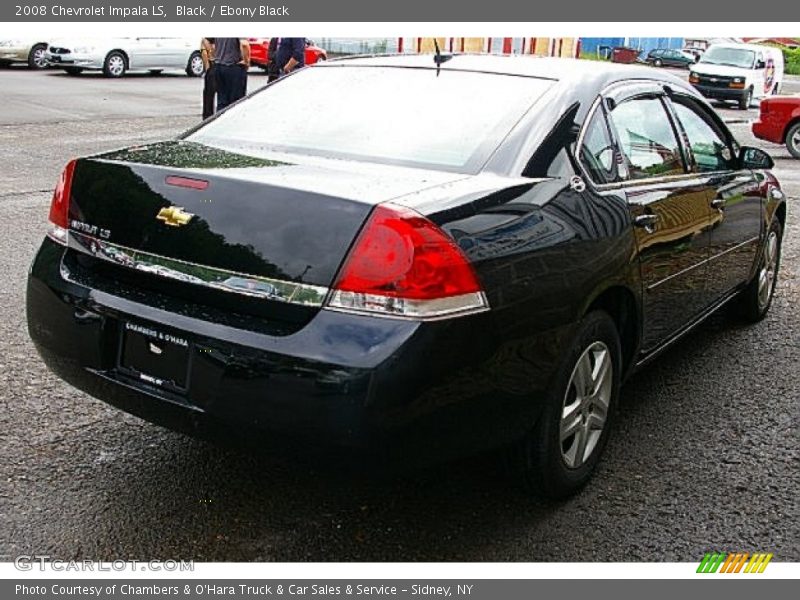 Black / Ebony Black 2008 Chevrolet Impala LS