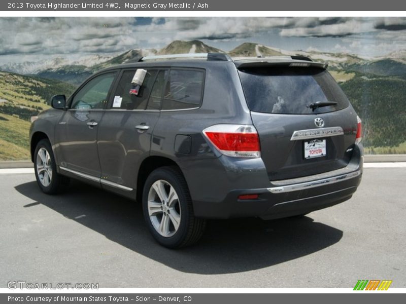 Magnetic Gray Metallic / Ash 2013 Toyota Highlander Limited 4WD