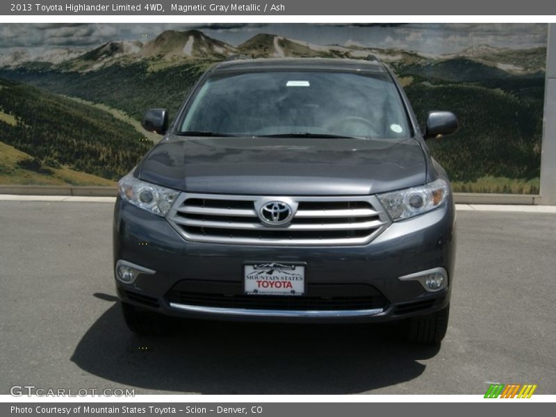 Magnetic Gray Metallic / Ash 2013 Toyota Highlander Limited 4WD