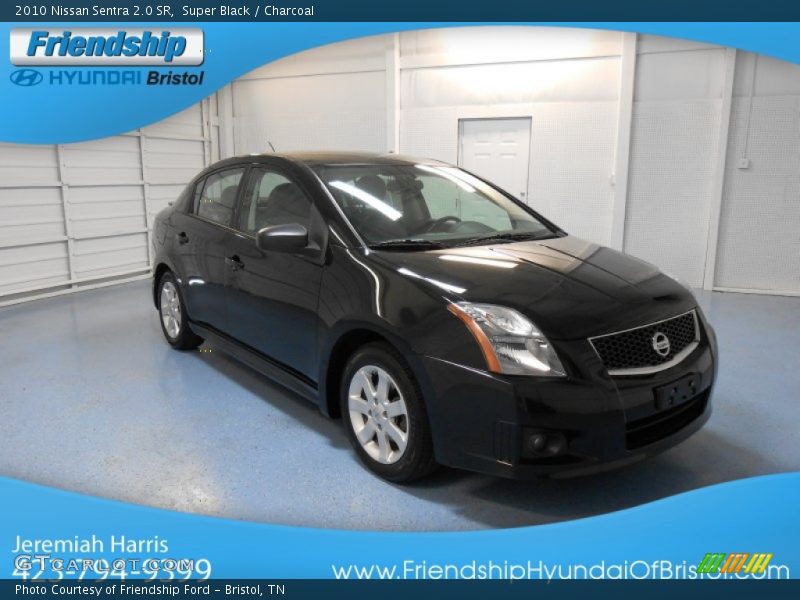 Super Black / Charcoal 2010 Nissan Sentra 2.0 SR