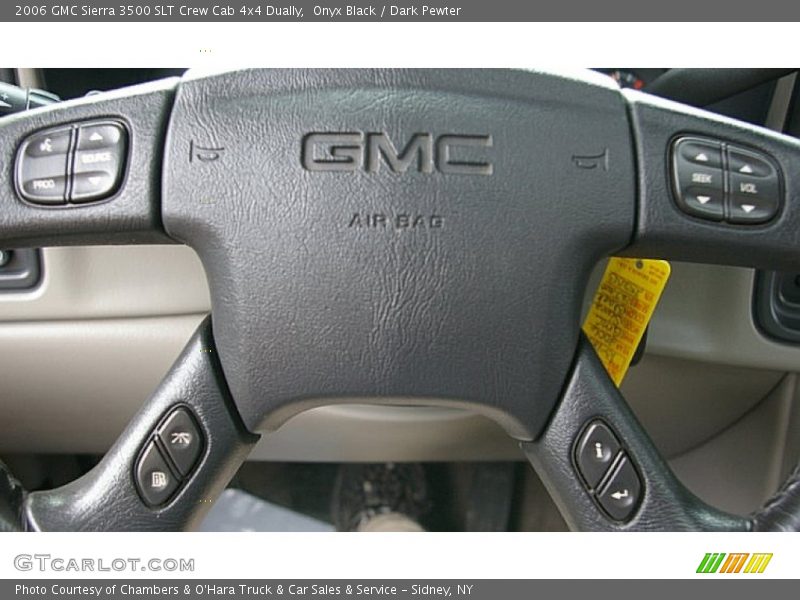 Onyx Black / Dark Pewter 2006 GMC Sierra 3500 SLT Crew Cab 4x4 Dually