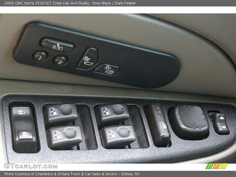 Onyx Black / Dark Pewter 2006 GMC Sierra 3500 SLT Crew Cab 4x4 Dually
