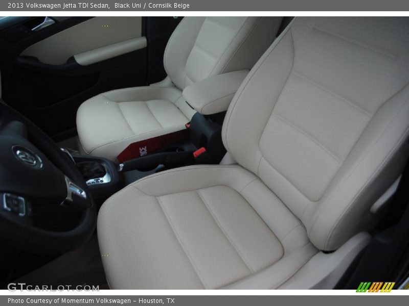 Black Uni / Cornsilk Beige 2013 Volkswagen Jetta TDI Sedan
