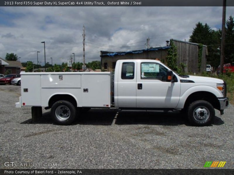  2013 F350 Super Duty XL SuperCab 4x4 Utility Truck Oxford White