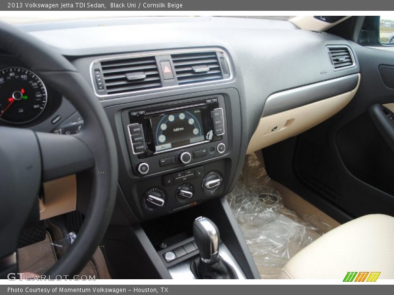 Black Uni / Cornsilk Beige 2013 Volkswagen Jetta TDI Sedan