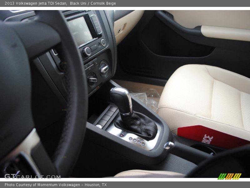 Black Uni / Cornsilk Beige 2013 Volkswagen Jetta TDI Sedan