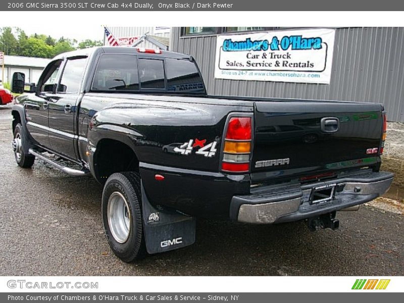 Onyx Black / Dark Pewter 2006 GMC Sierra 3500 SLT Crew Cab 4x4 Dually