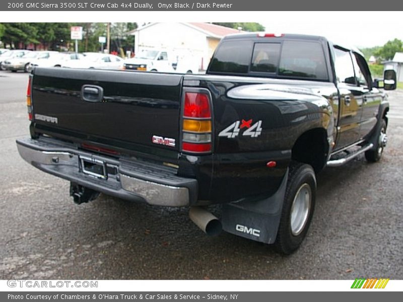 Onyx Black / Dark Pewter 2006 GMC Sierra 3500 SLT Crew Cab 4x4 Dually