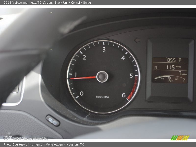Black Uni / Cornsilk Beige 2013 Volkswagen Jetta TDI Sedan