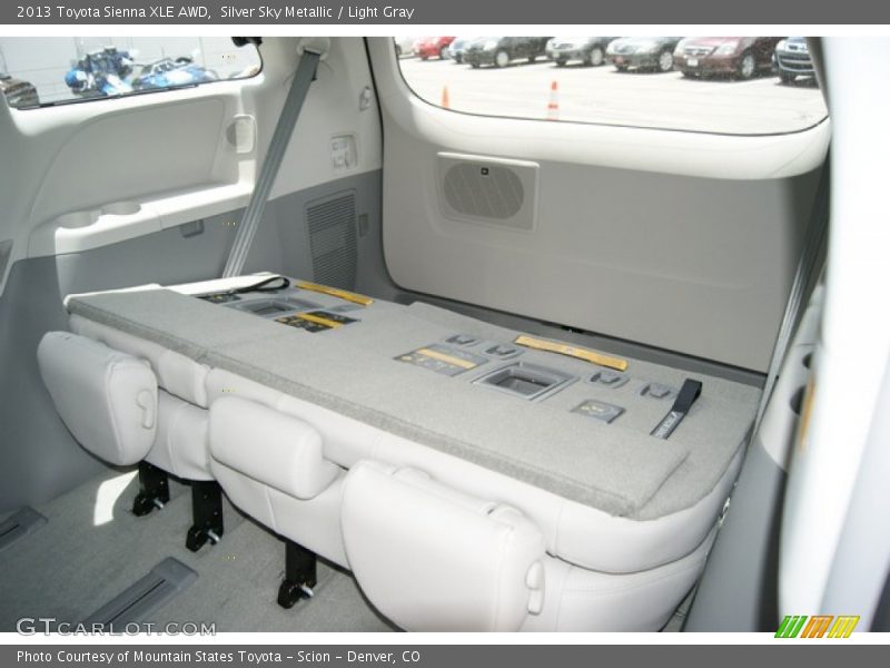 Silver Sky Metallic / Light Gray 2013 Toyota Sienna XLE AWD