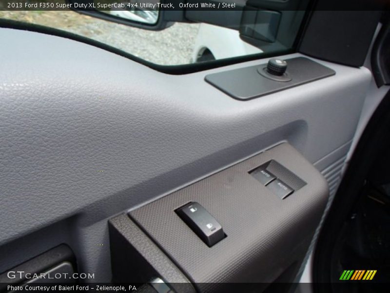 Oxford White / Steel 2013 Ford F350 Super Duty XL SuperCab 4x4 Utility Truck