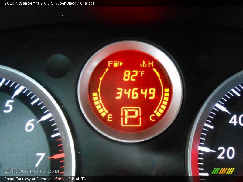 Super Black / Charcoal 2010 Nissan Sentra 2.0 SR