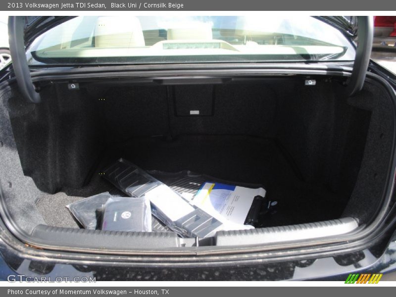 Black Uni / Cornsilk Beige 2013 Volkswagen Jetta TDI Sedan