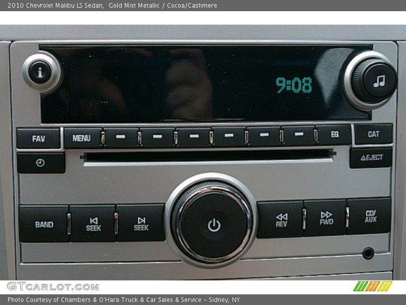 Gold Mist Metallic / Cocoa/Cashmere 2010 Chevrolet Malibu LS Sedan
