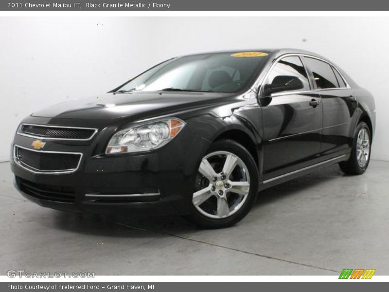Black Granite Metallic / Ebony 2011 Chevrolet Malibu LT