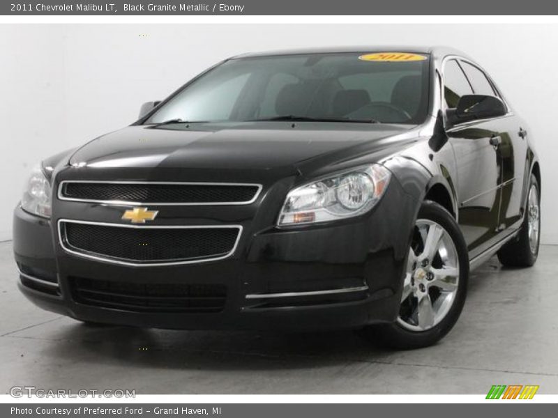 Black Granite Metallic / Ebony 2011 Chevrolet Malibu LT