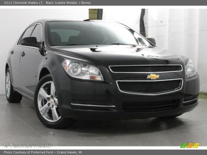 Black Granite Metallic / Ebony 2011 Chevrolet Malibu LT