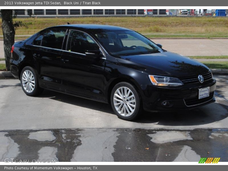Black Uni / Titan Black 2013 Volkswagen Jetta TDI Sedan