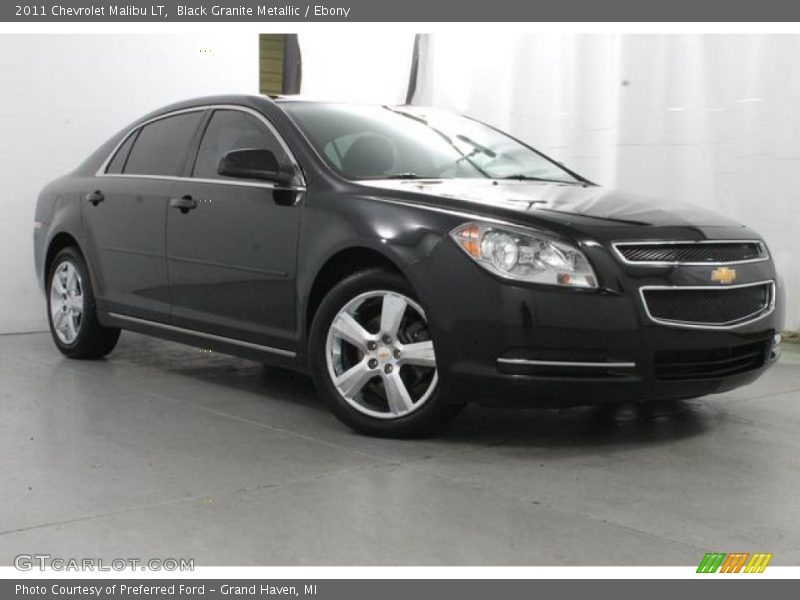 Black Granite Metallic / Ebony 2011 Chevrolet Malibu LT