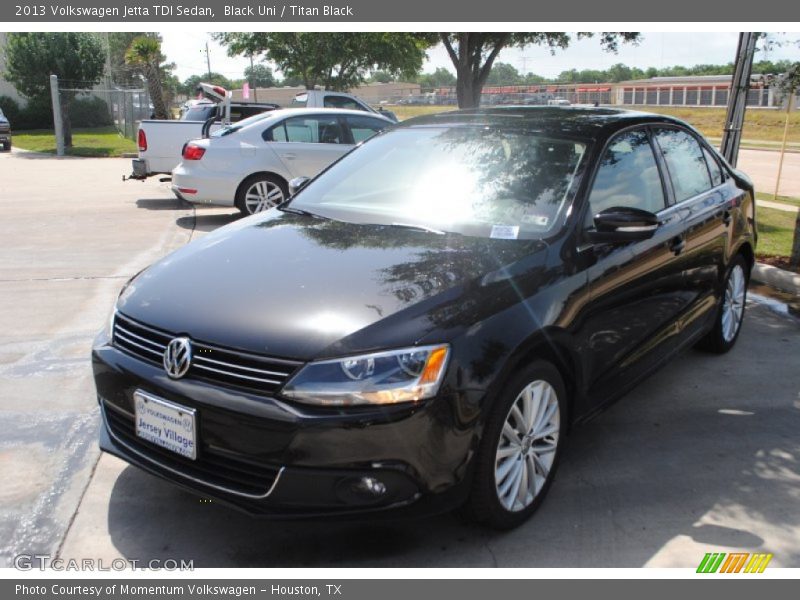 Black Uni / Titan Black 2013 Volkswagen Jetta TDI Sedan