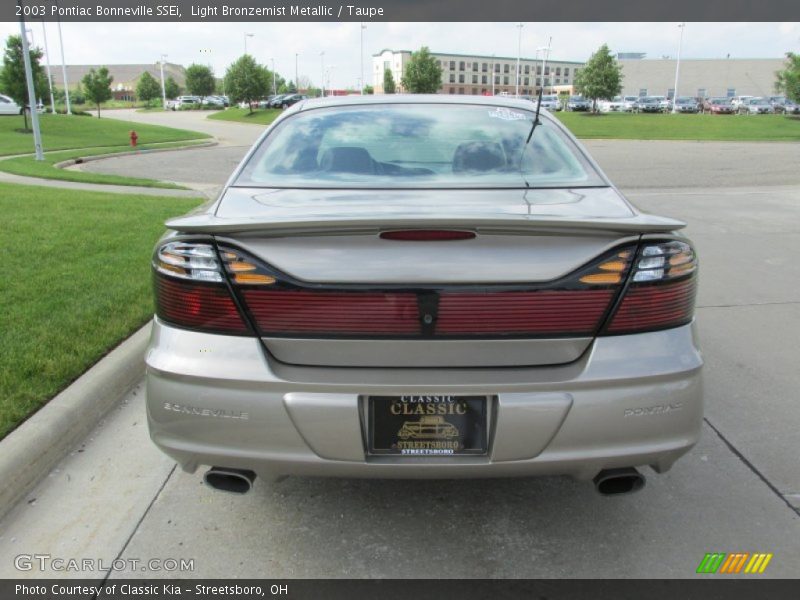 Light Bronzemist Metallic / Taupe 2003 Pontiac Bonneville SSEi