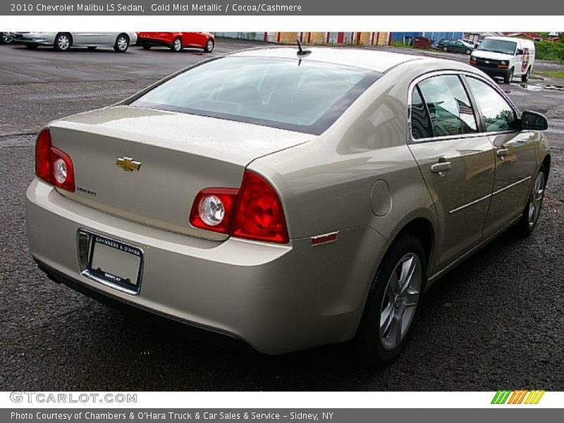 Gold Mist Metallic / Cocoa/Cashmere 2010 Chevrolet Malibu LS Sedan