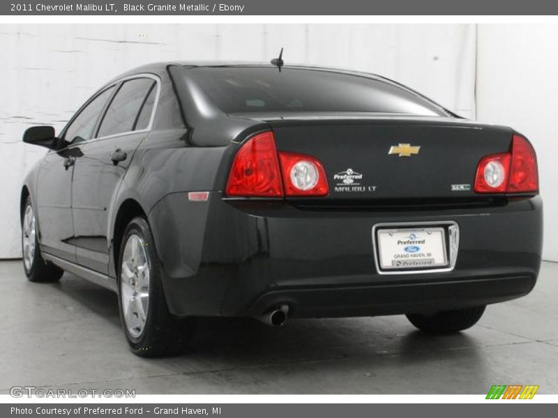 Black Granite Metallic / Ebony 2011 Chevrolet Malibu LT