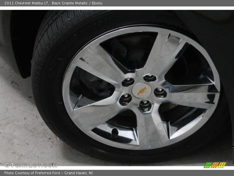 Black Granite Metallic / Ebony 2011 Chevrolet Malibu LT